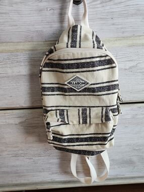 billabong mini mama stripe backpack Women's Mini Billabong Women's Mini Mama Canvas
